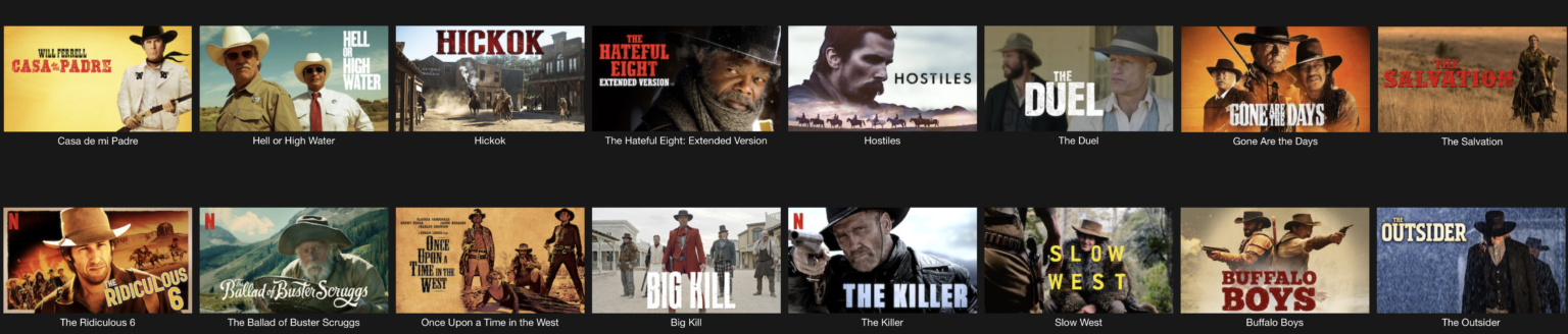 netflix western mini series